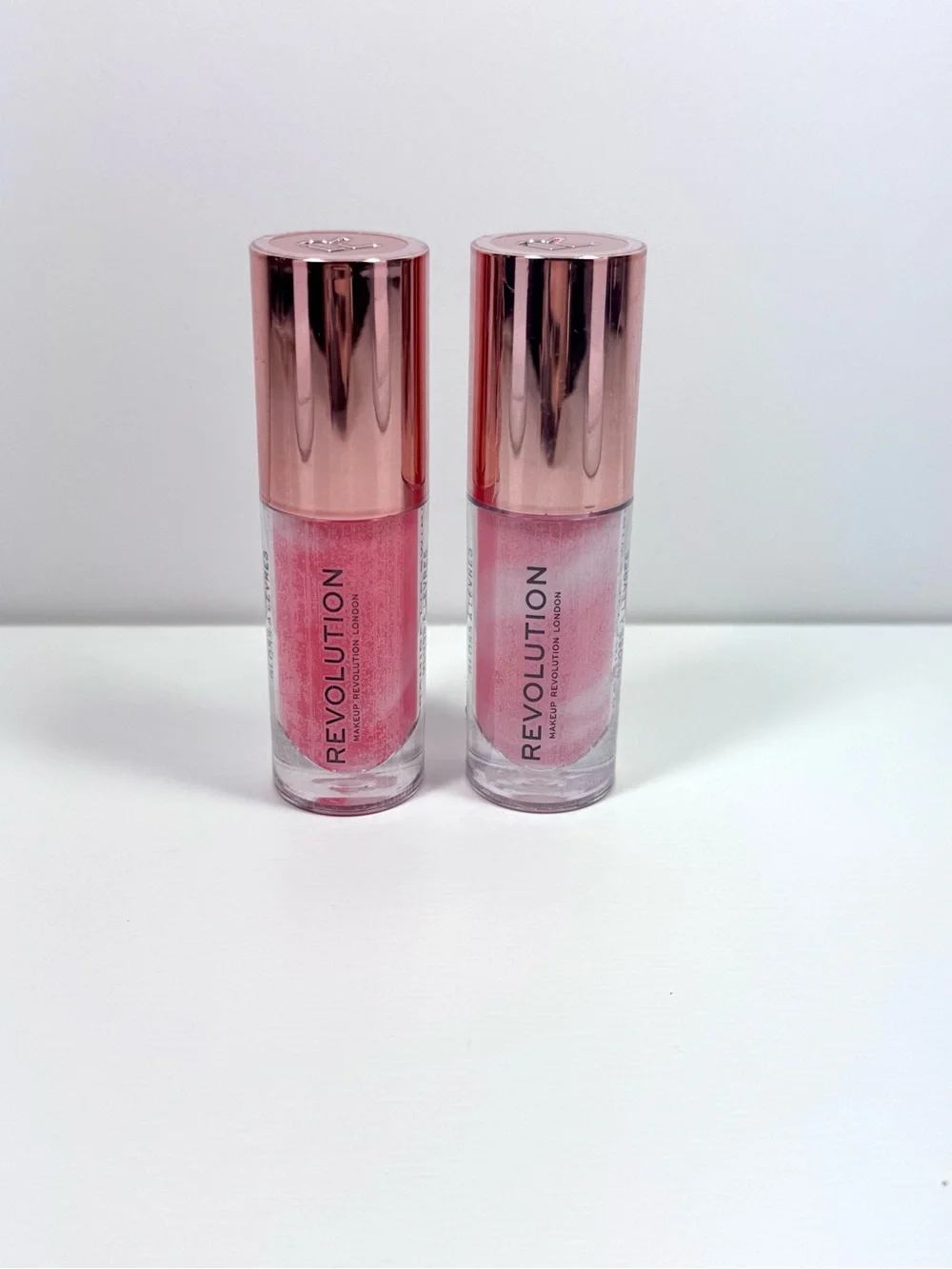 Revolution Ceramide Swirl Lip Gloss - NEW Clear and Soft Pink!